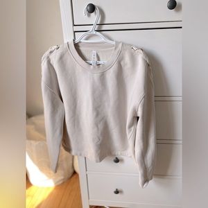 Lululemon size 12 braided sleeve pullover